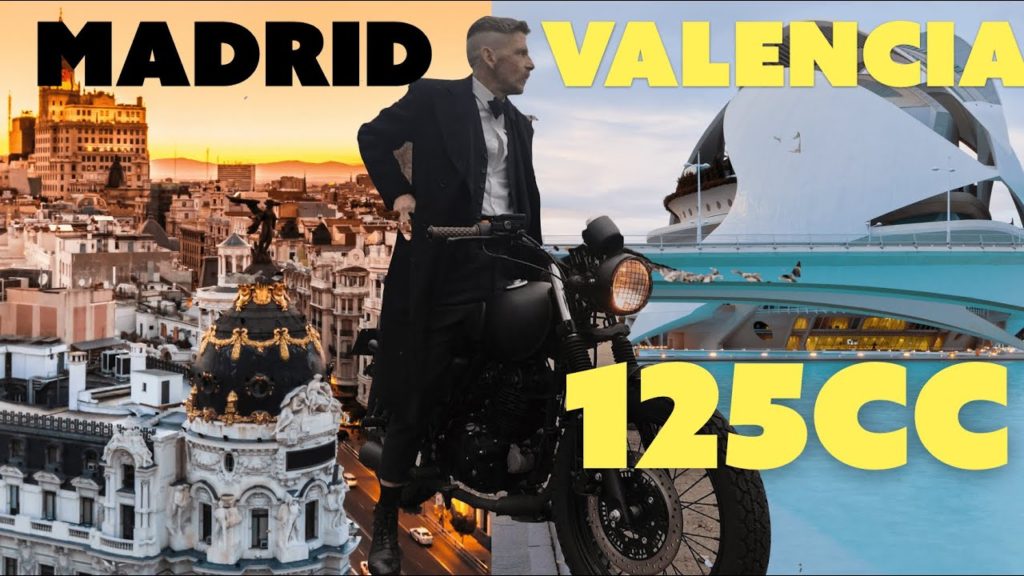Madrid Valencia en 125cc con la moto de Peaky Blinders , Mutt Motorcycle Mongrel /Moto Travel Europe