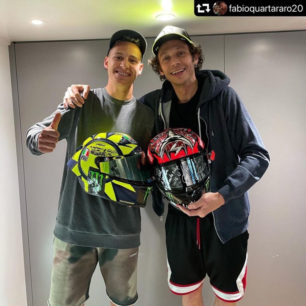 @fabioquartararo20 has The Doctor's full support  #MonsterYamaha | #MotoGP | @...