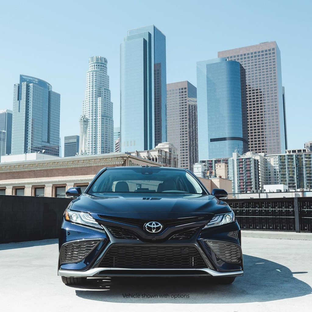 The road to success is attractive, drive it in style. #Camry XSE #LetsGoPlaces...