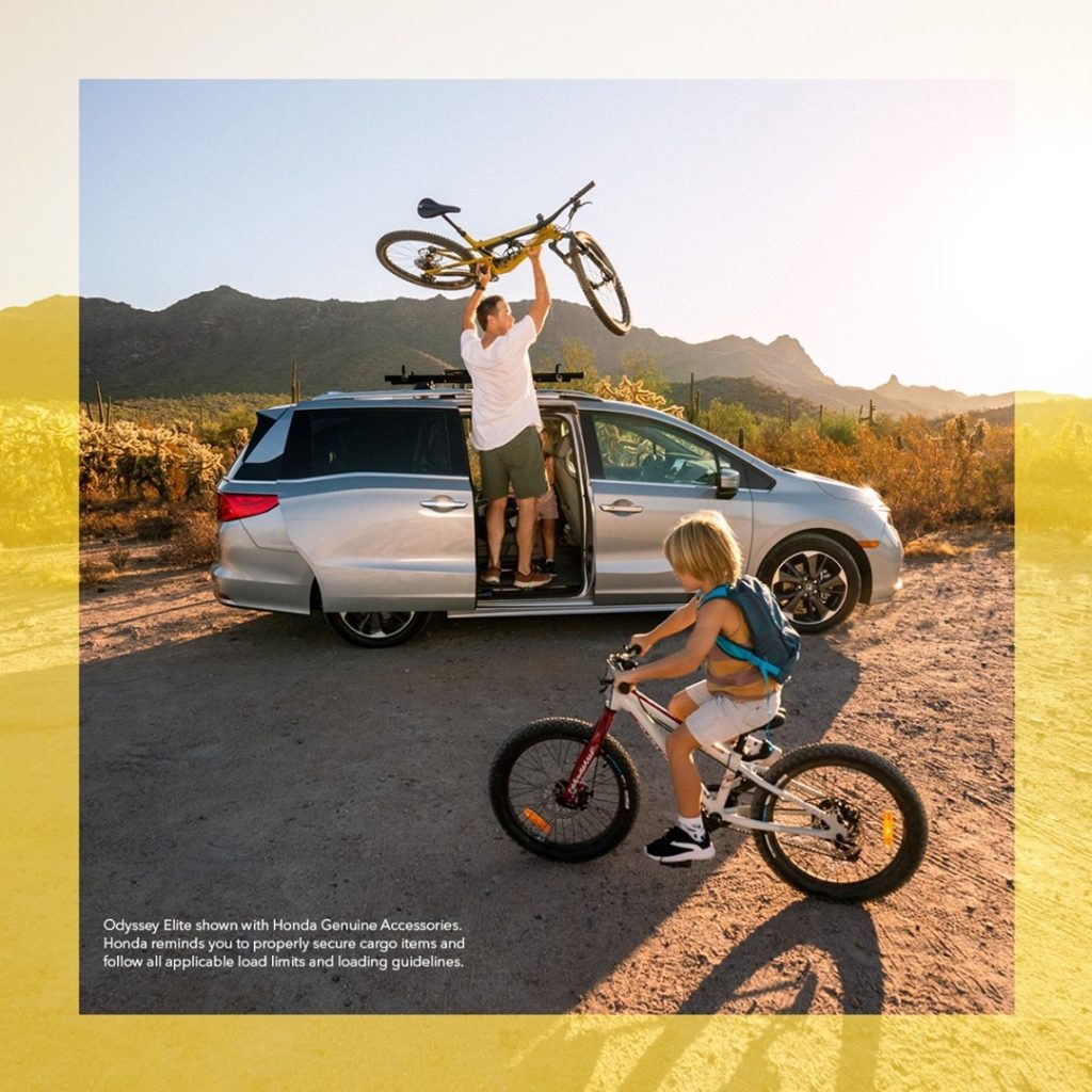 Built for family playtime. #HondaOdyssey...