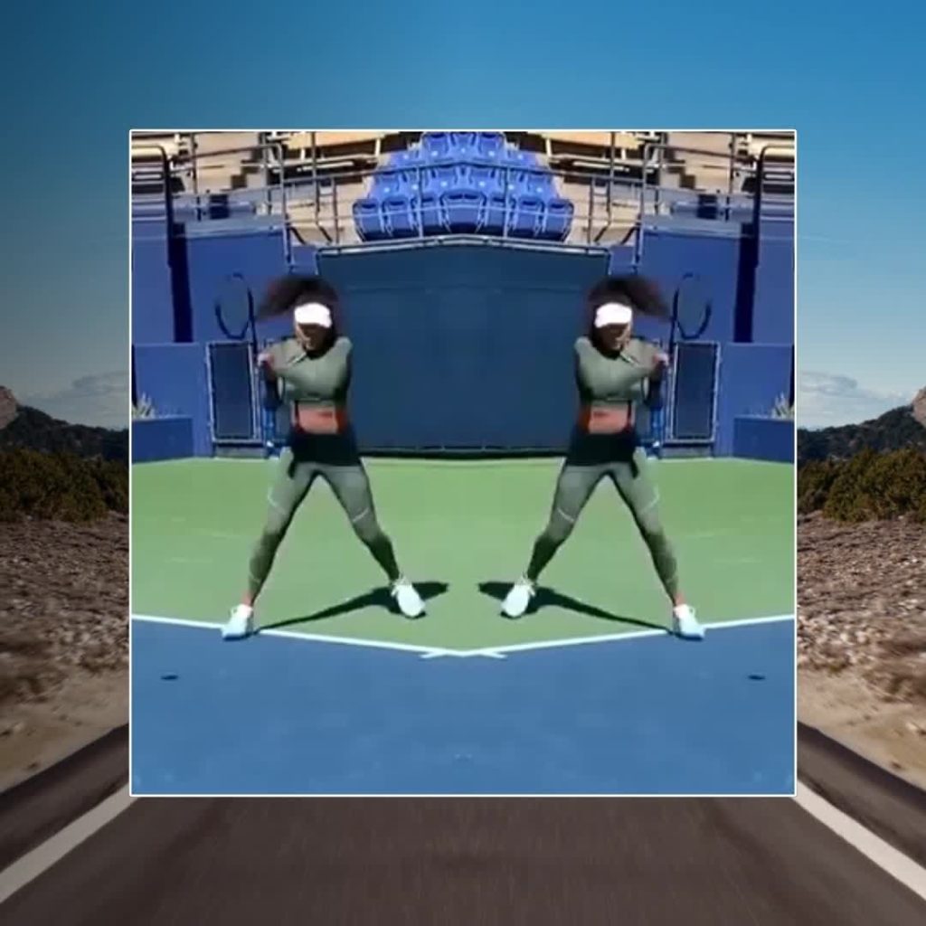 Effortless control by @NaomiOsaka and the new @NissanAriya. Force of wonder....