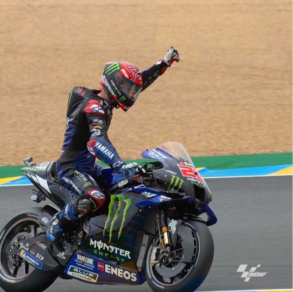 The home hero rides to pole in France  

 (And it's also his third pole position...