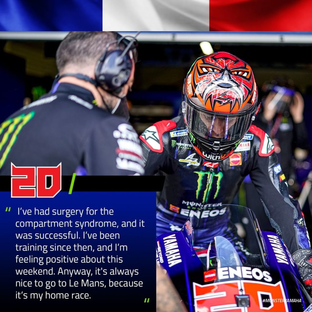 It's @fabioquartararo20's home Grand Prix this weekend  

#MonsterYamaha | #Moto...