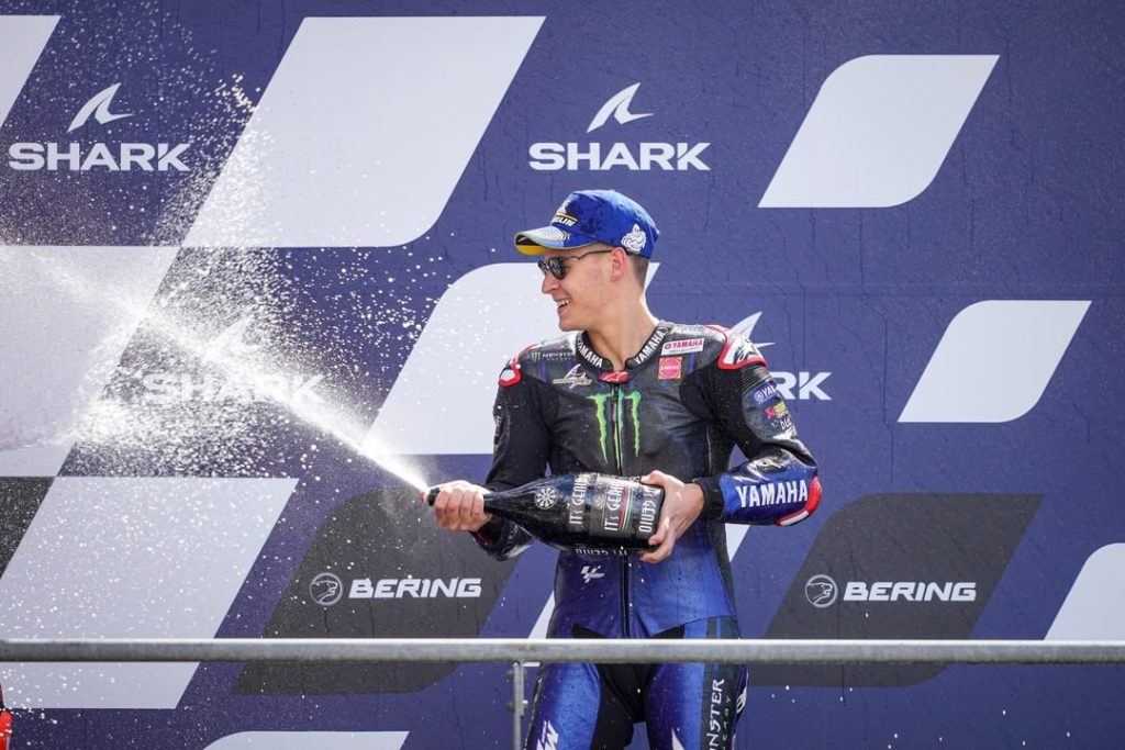 Today's 3rd place feels like a win for @fabioquartararo20, especially in today's...