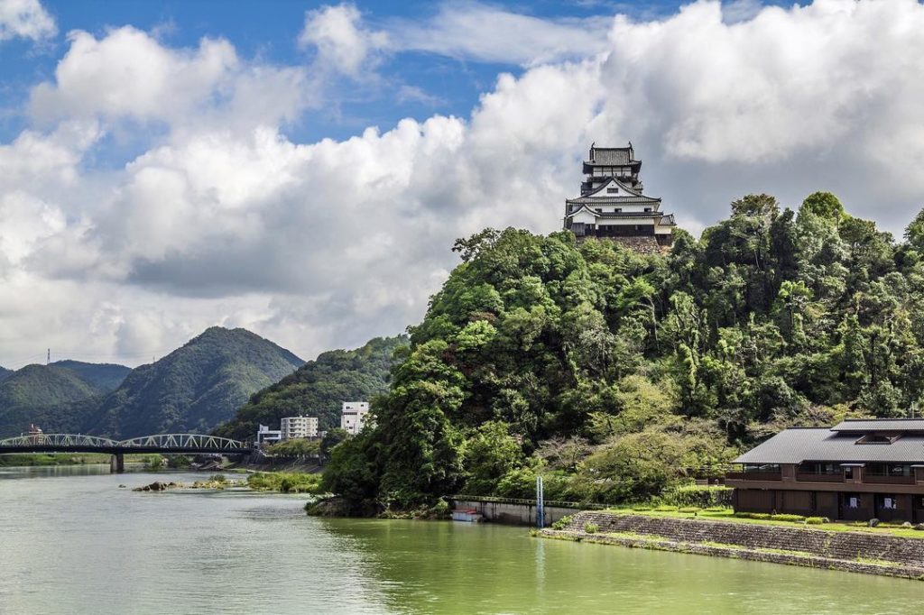 Inuyama Castle in Aichi is one of only 12 original Japanese castles remaining. V...