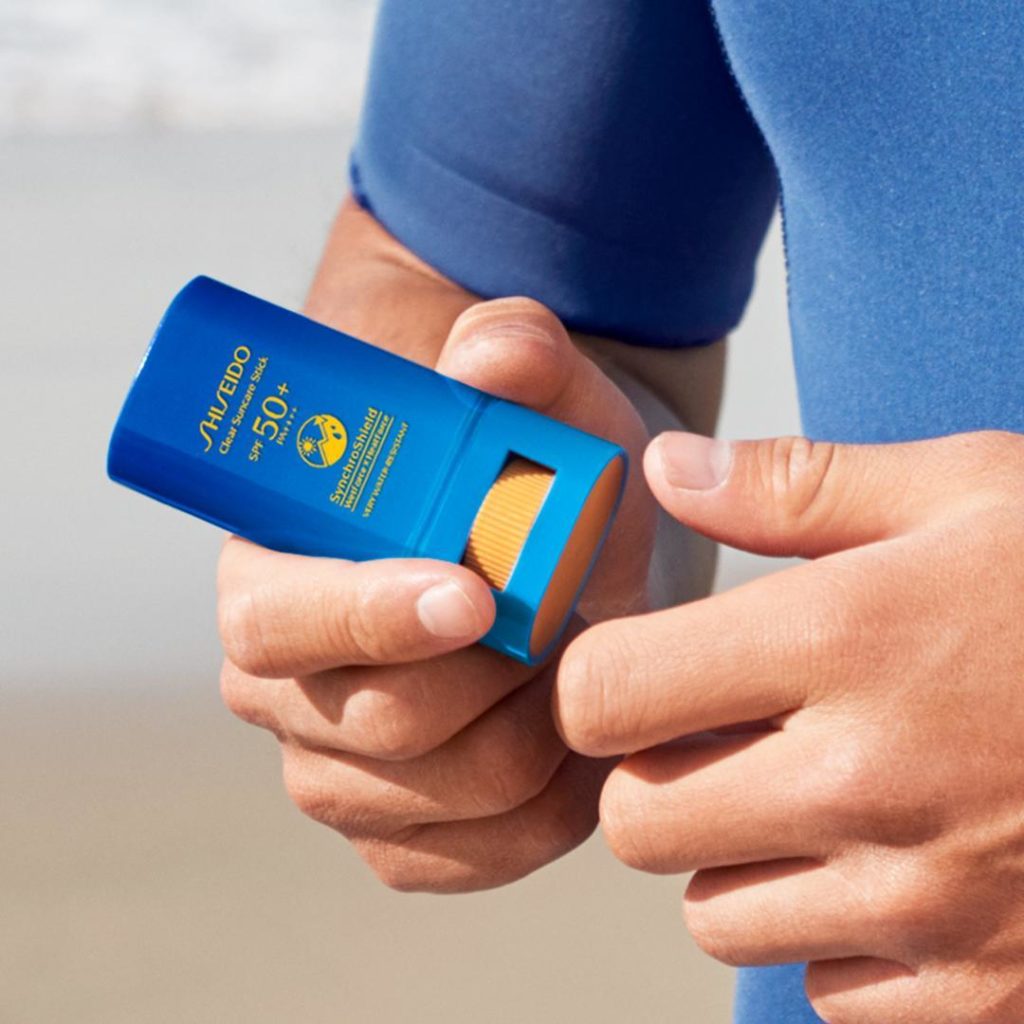 Twist and glide. Defending skin against damaging UV rays is really that simple w...