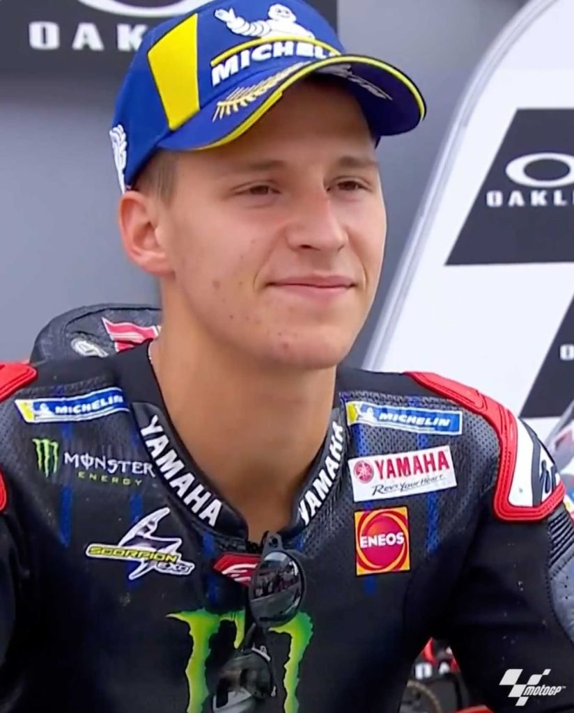 Beautifully said, @fabioquartararo20 

"I want to dedicate this pole to Jason Du...