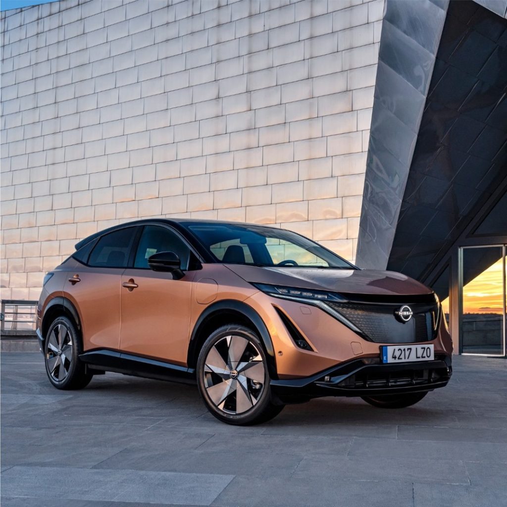 Nissan’s first fully electric SUV, #NissanAriya. Force of wonder....