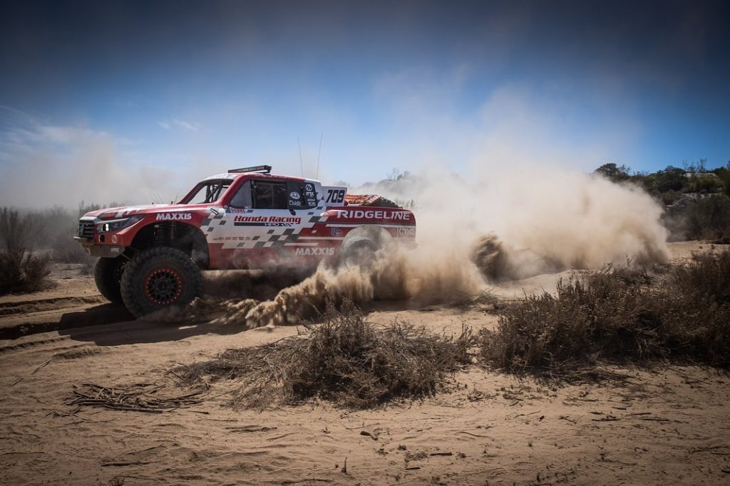 Powering through the desert #Baja500 #PoweredByHonda...