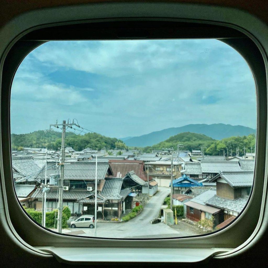 Japan Travel: Japan as spied from a Shinkansen window What’s the best view you’ve encounter… Japan as spied from a Shinkansen window What's the best view you've encounter...