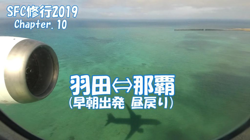 【孤独のSFC】SFC修行2019 Chapter.10 羽田⇔那覇 半日修行