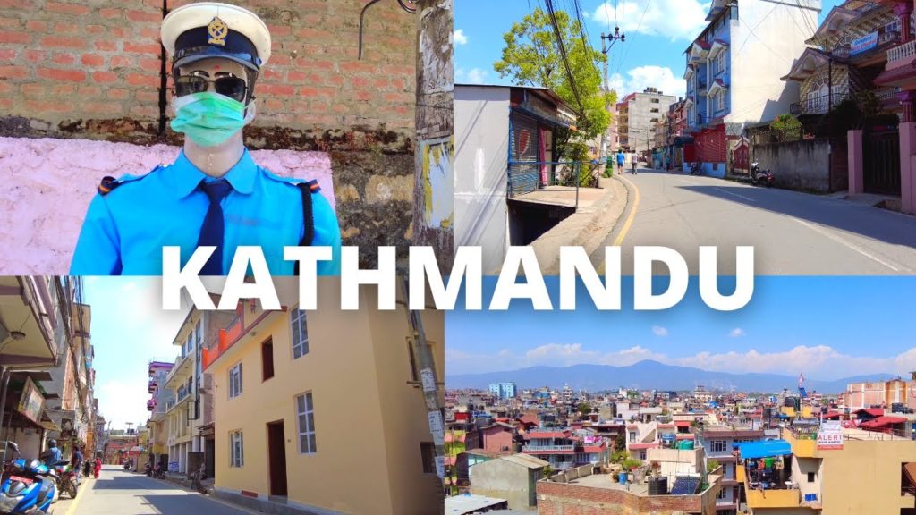 [4K] Walking in Kathmandu- Beautiful and Clean Neighbourhood in New Baneshwor, April 2021