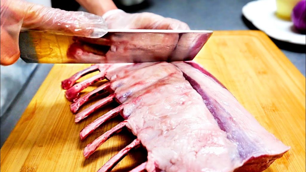 New York City Food - LAMB CHOPS & SEAFOOD CURRY FRIED RICE Park Asia Brooklyn NYC