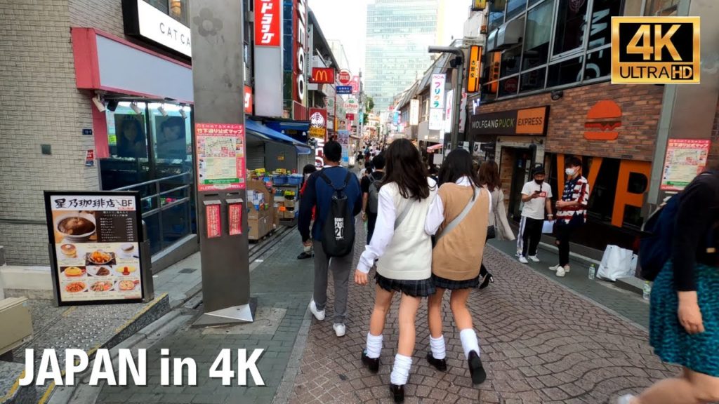 Japanese high school girl's paradise. Tokyo Harajuku | Walk Japan 2021［4K］