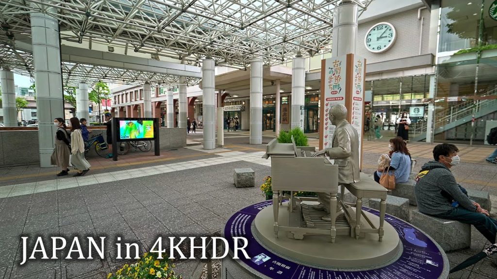 Walking in Fukushima - from the station to the mountain ・4K HDR