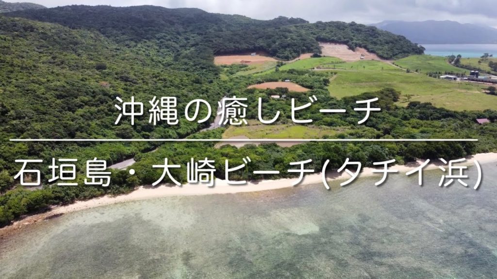 沖縄の癒しビーチ「石垣島・大崎ビーチ(タチイ浜)」空撮動画 / Ishigaki Island Trip