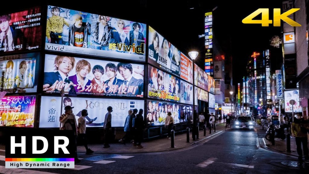 【4K HDR】Shinjuku Night Walk After the Rain - Tokyo, Japan 2021