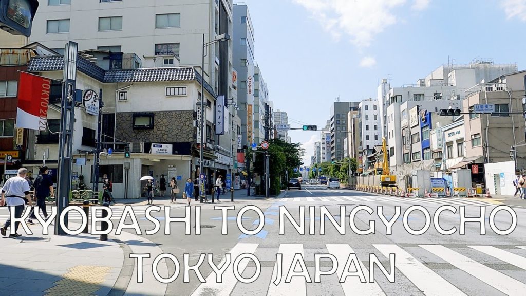 Driving in Japan 4K Kyobashi to Ningyocho (Chuo City, Tokyo) ASMR Drive | Travel World