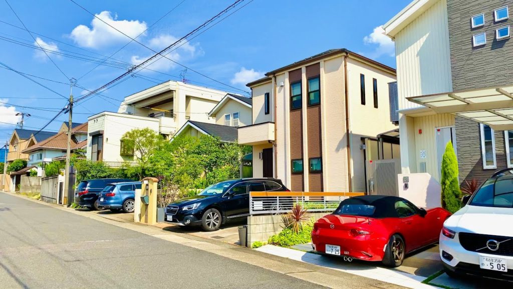 4K Japan Walk - Modern Japanese Houses | Neighborhood Walking Tour | Suburban Nagoya (1/6/2021) #2