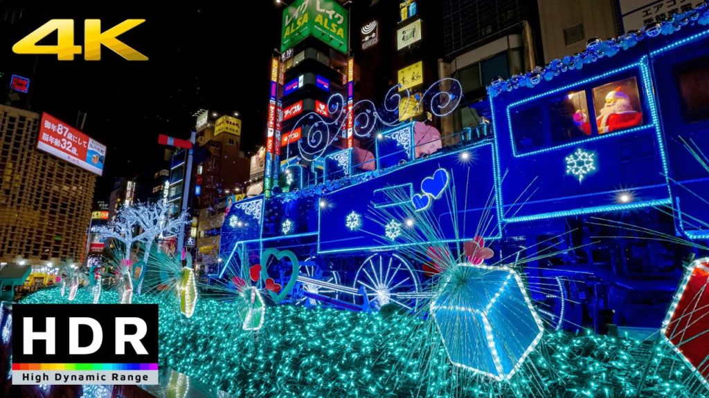 【4K HDR】Christmas Eve Night Walk - Tokyo Tower & 3 Christmas Markets