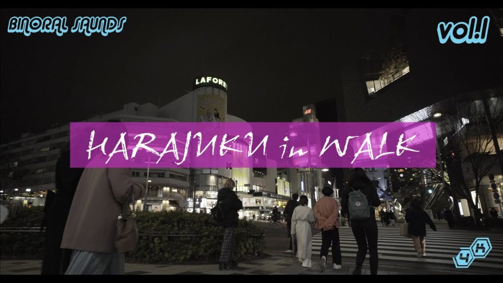 【4K】Lockdown City Walk in Tokyo HARAJUKU  原宿  vol.1