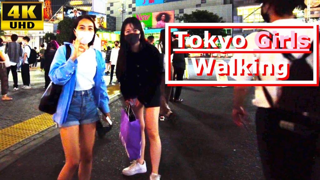 [4K] walk with Japanese Girls in Tokyo! at SHIBUYA Saturday night [May 2021]