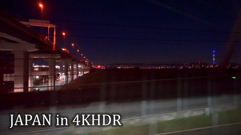 By night train from Mito to Tokyo station・4K HDR By night train from Mito to Tokyo station・4K HDR