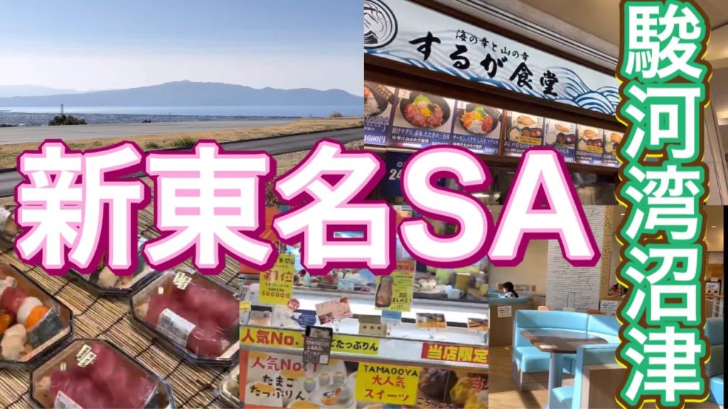 新東名高速道路 E1A サービスエリア 静岡県 NEOPASA駿河湾沼津 下り 名古屋方面 Japanese Highway Parking Service Area in Sizuoka パーキング