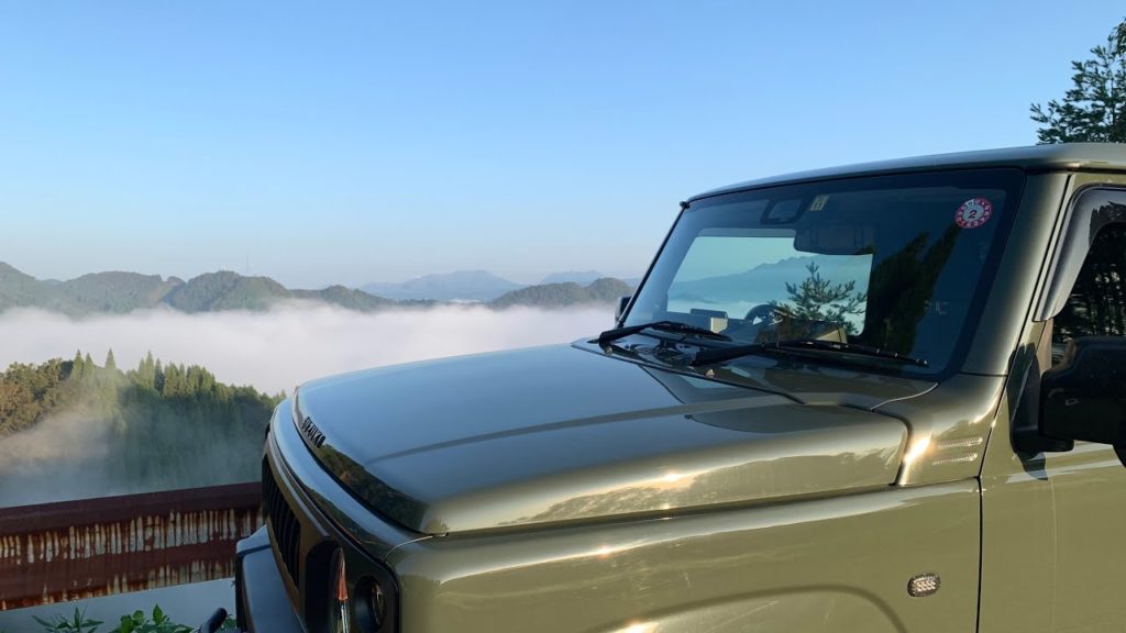 [Day1]Early morning drive to Takachiho in search of a sea of clouds.