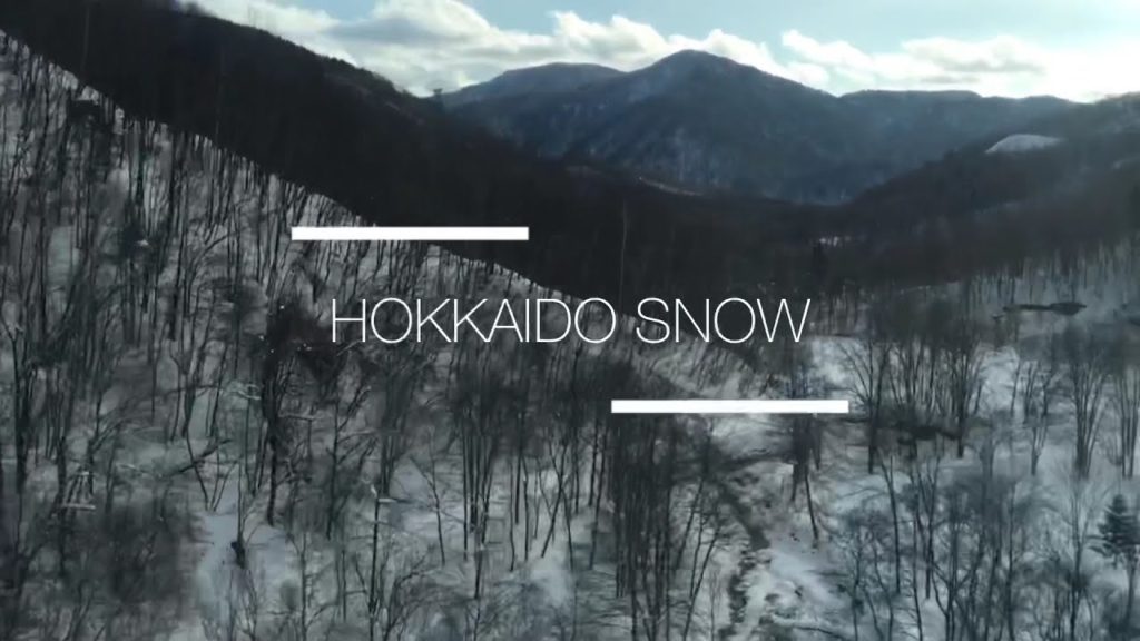 Travel through snow in Hokkaido, Japan