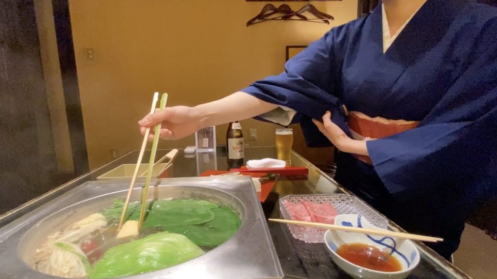 Omi Pork Shabu-shabu in Shiga - しゃぶしゃぶ 駒吉 (こまきち) - 滋賀