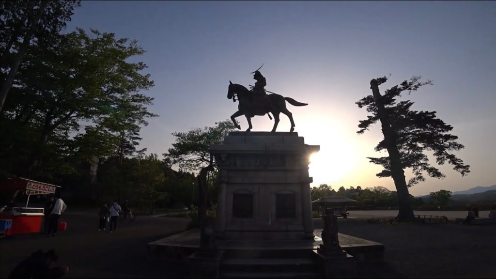 【4K】夕陽が綺麗な仙台市を散歩
