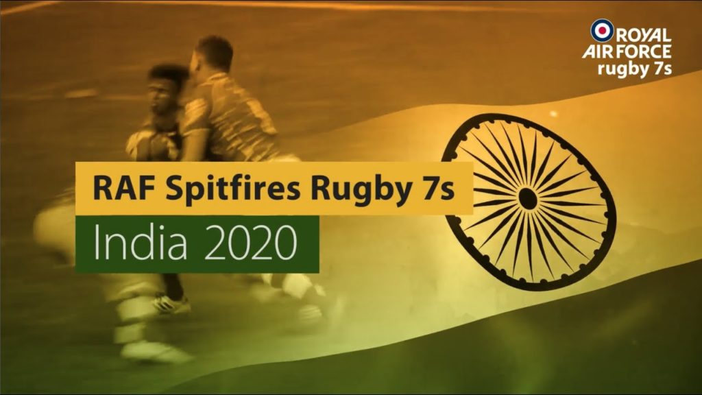 RAF Rugby 7s Spitfires visit India to coach and play rugby RAF Rugby 7s Spitfires visit India to coach and play rugby