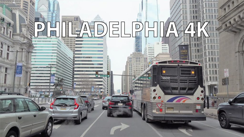 Philadelphia 4K – Driving Downtown – USA Philadelphia 4K - Driving Downtown - USA