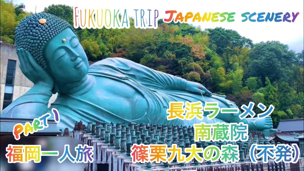 福岡旅行その1!長浜ラーメンちゅるちゅるし!南蔵院でなでなでし!篠栗九大の森で絶望し!志賀海神社に急遽寄り道!Fukuoka trip part 1. 福岡旅行その1!長浜ラーメンちゅるちゅるし!南蔵院でなでなでし!篠栗九大の森で絶望し!志賀海神社に急遽寄り道!Fukuoka trip part 1.