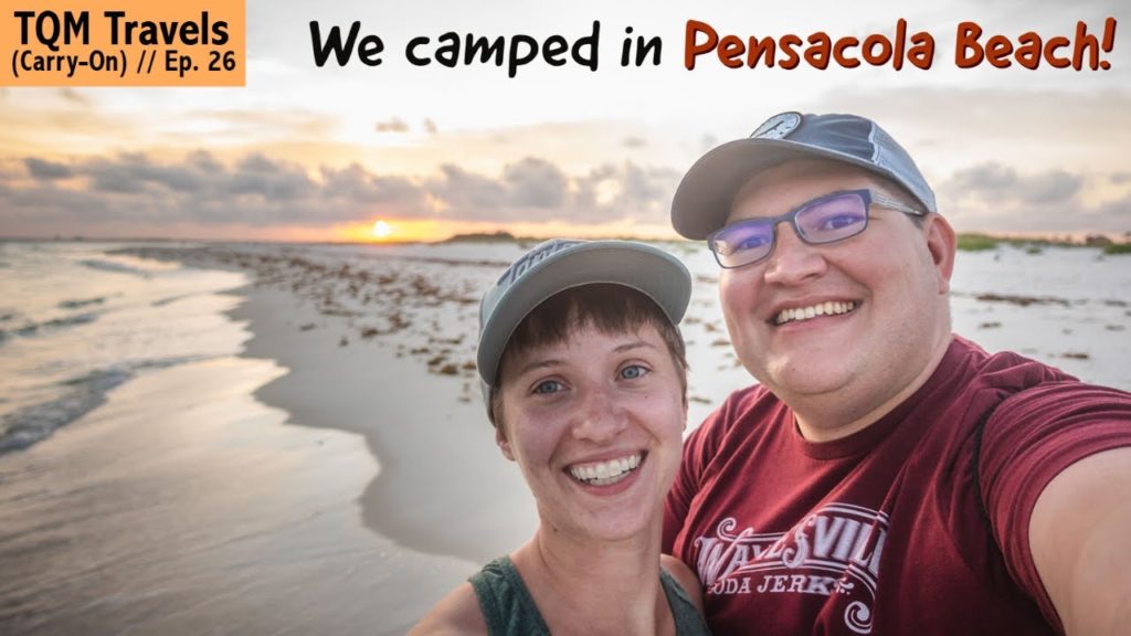 We CAMPED on the BEACH // Camping in Fort Pickens Campground in Pensacola Beach We CAMPED on the BEACH // Camping in Fort Pickens Campground in Pensacola Beach