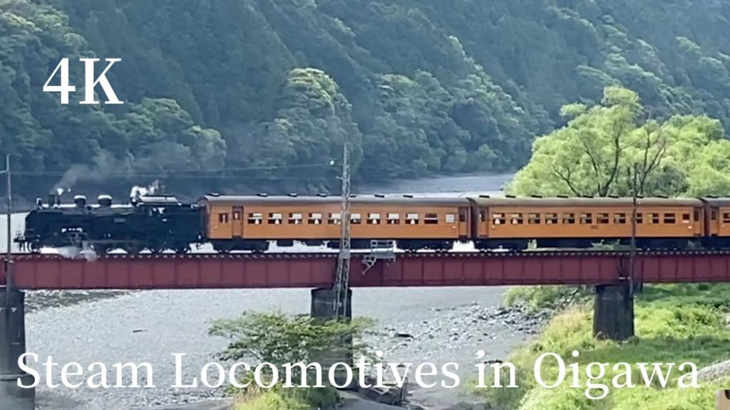 4K Oigawa Railway in Shizuoka Pref. SL SteamLocomotives powerful! #shorts