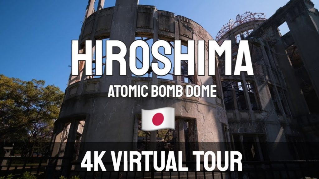 🕊️ Hiroshima Atomic Bomb Dome | Virtual Tour around Japan 4k Walk
