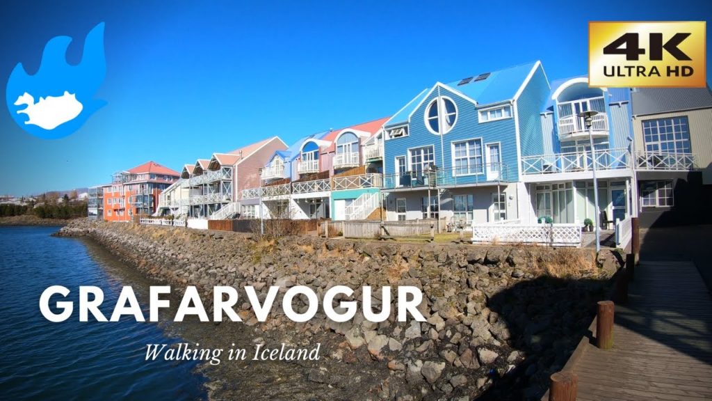 Iceland Walking Tour - Grafarvogur [4K]