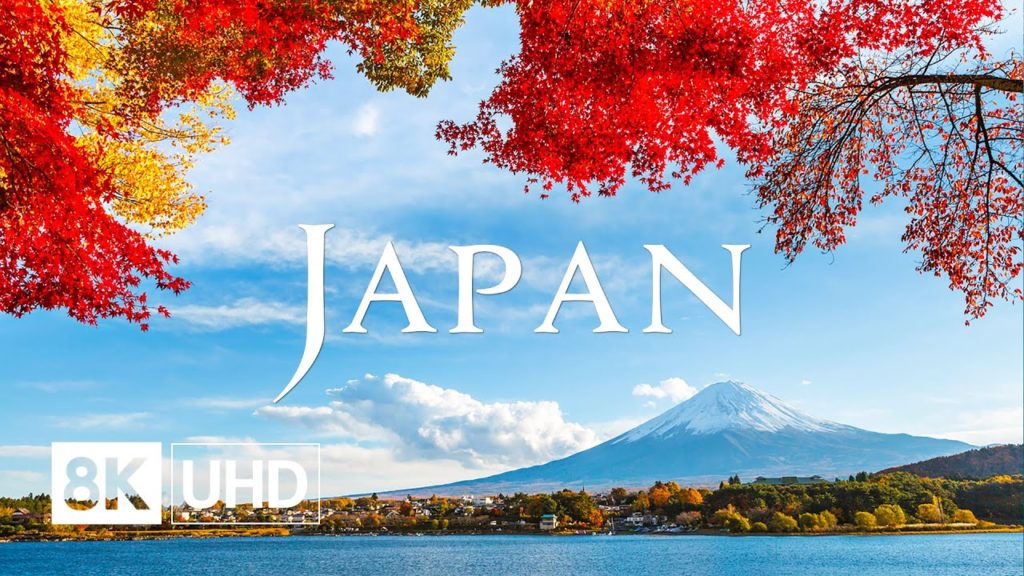 Most Beautiful Places in Japan 8K ULTRA HD / 8K TV Video With Calming Music