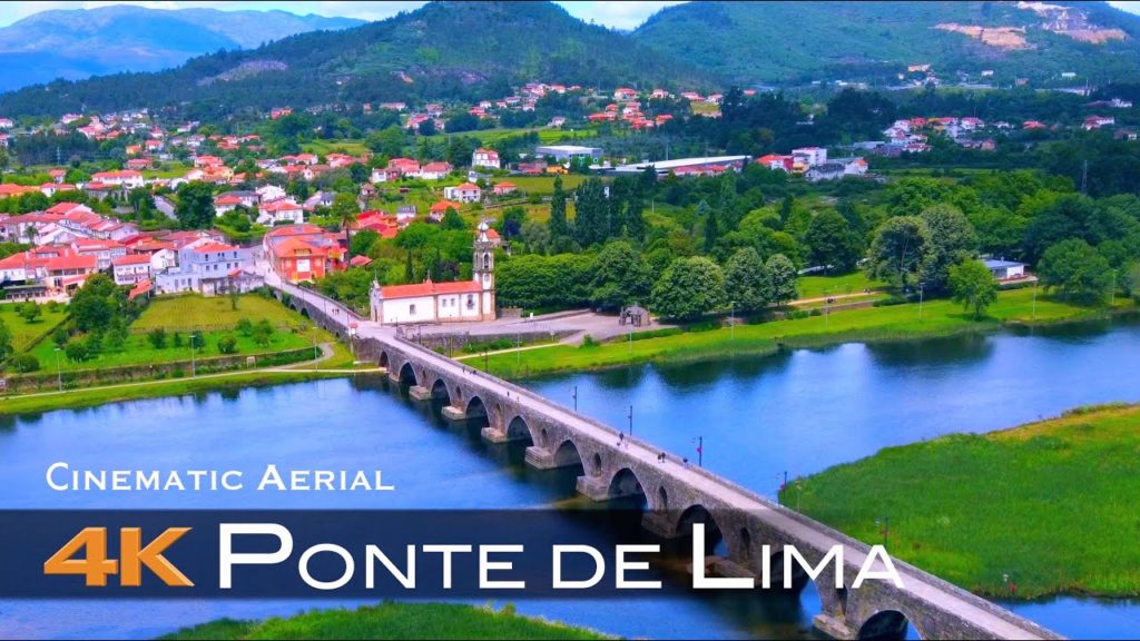 PONTE DE LIMA 🇵🇹 Drone 4K 2021 | Viana do Castelo PORTUGAL