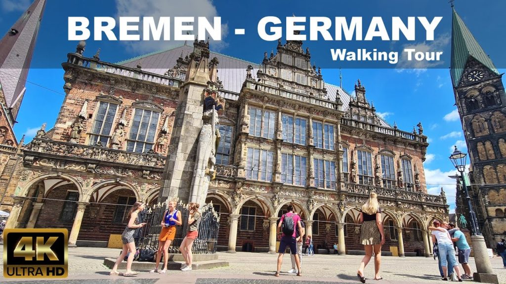 BREMEN / Germany / 4K Walking Tour - Old Town