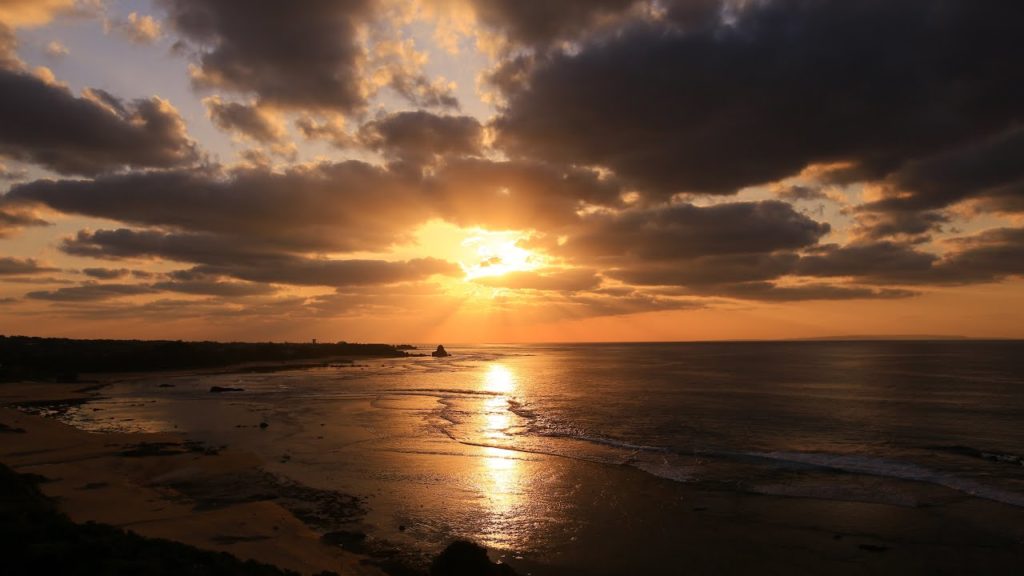 【Japan 1minute Travel KAGOSHIMA Amami Oshima】鹿児島 奄美大島 土浜（土浜からの朝景）