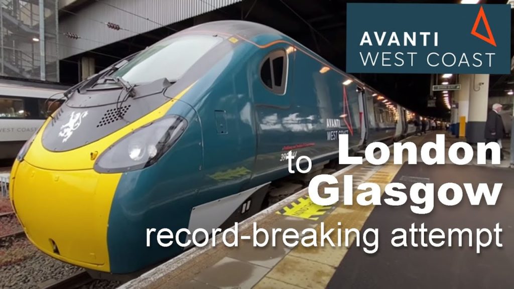 London to Glasgow train in record-breaking attempt… London to Glasgow train in record-breaking attempt...