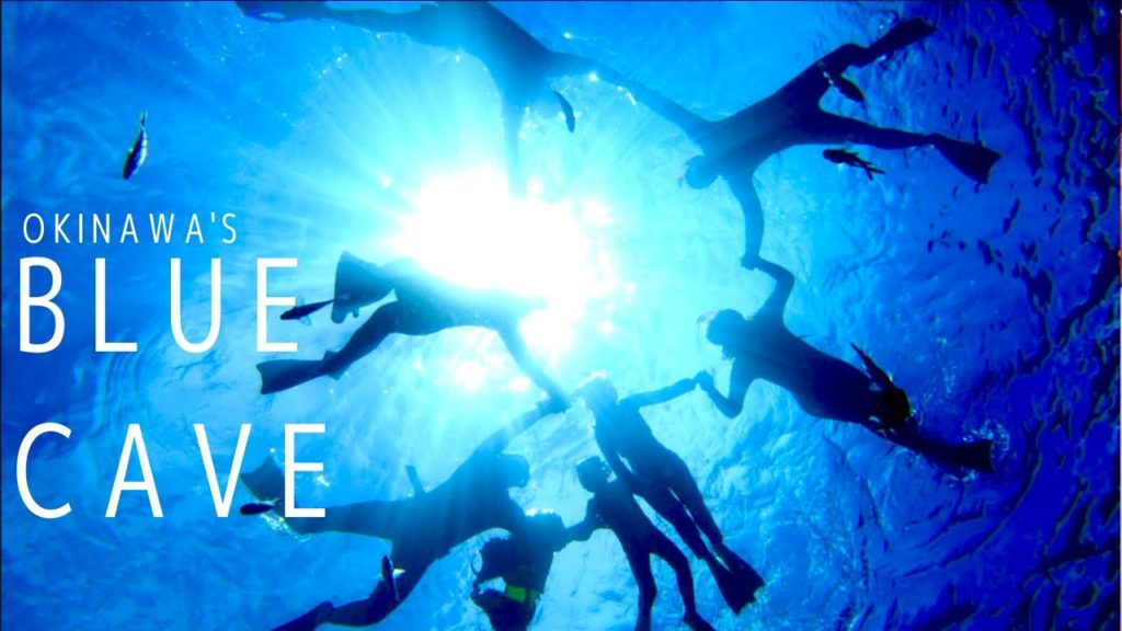 Snorkeling Okinawa's GLOWING Blue Cave!