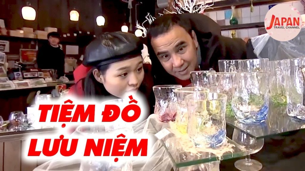 Huyền Linh HOA MẮT trước đồ mỹ nghệ thuỷ tinh làm vòng tay tại Hokkaido | Japan Travel Channel