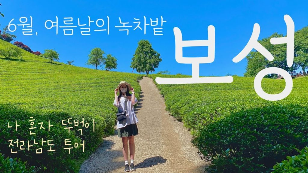[전라남도 투어 ep01] 6월에 특히 멋진 녹차밭, 보성 대한다원 🌿 율포해수욕장 | 30대 여자 혼자 뚜벅이 즉흥 여행 | 부제: 사람이 싫어, 자연이 최고야