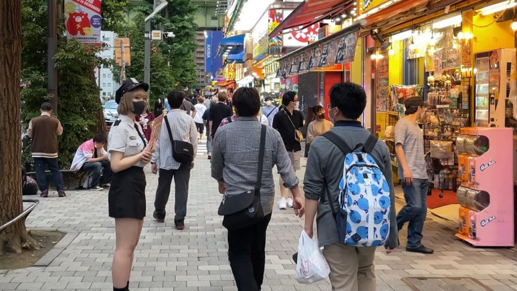 【4K】Tokyo Walk - Akihabara at evening (June.2021) 【Japan】