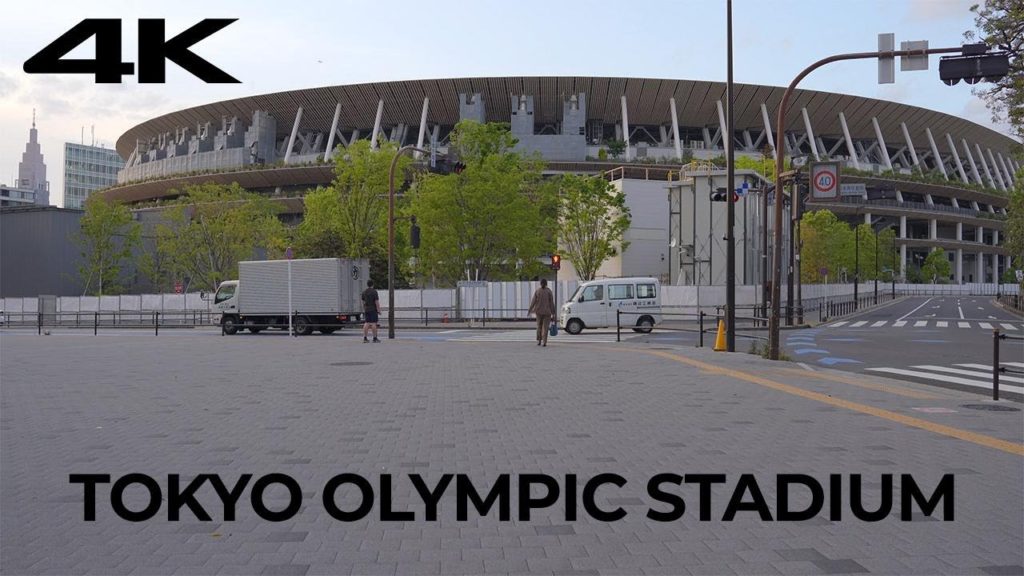 4K Tokyo Olympic Stadium Walking Tour