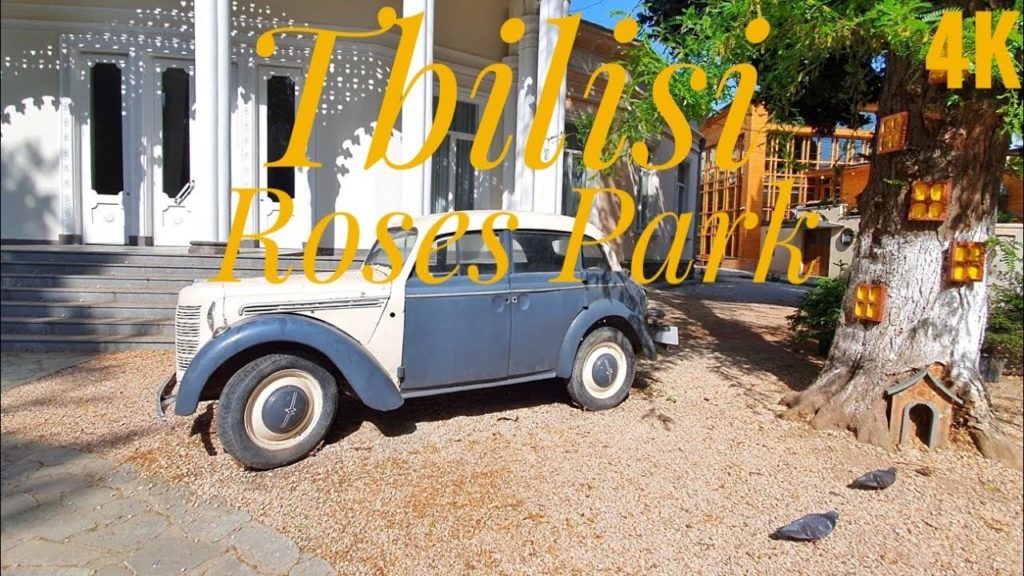 【4K】Walking in Georgia, Tbilisi / Roses Park